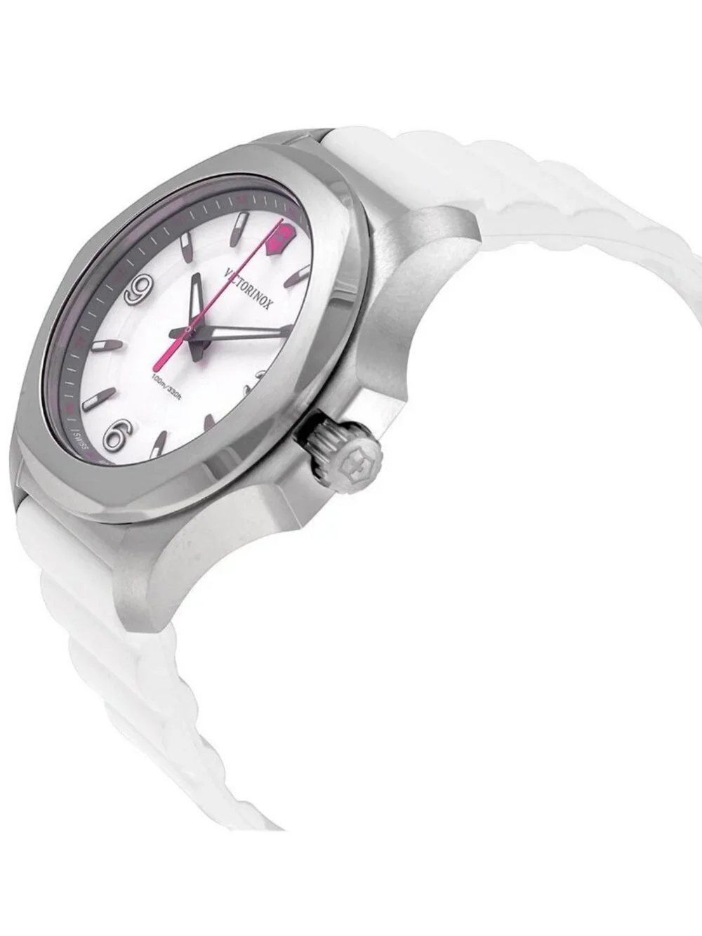 NWT Victorinox I.N.O.X. V Quartz White Dial Ladies Watch